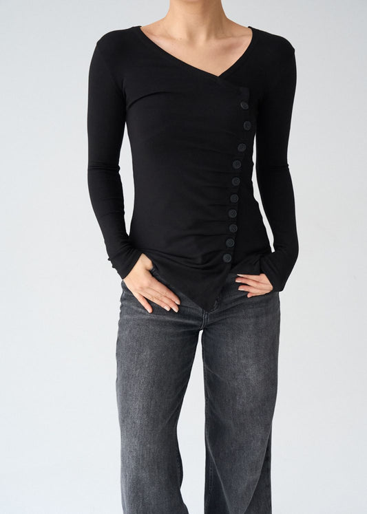 Asymmetrical Knit Sweater