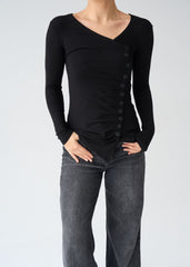 Asymmetrical Knit Sweater