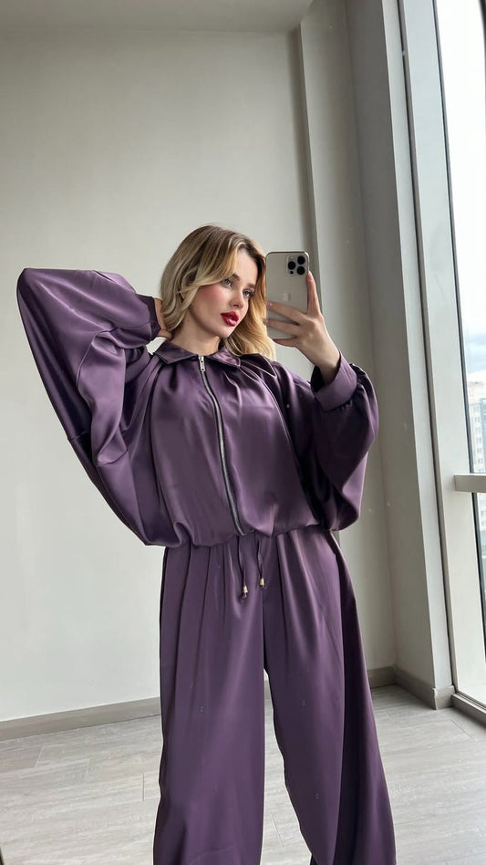 SATIN BOMBER TRACKSUITS