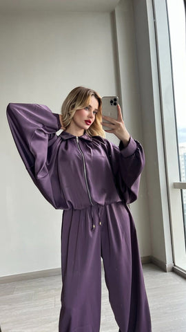 SATIN BOMBER TRACKSUITS