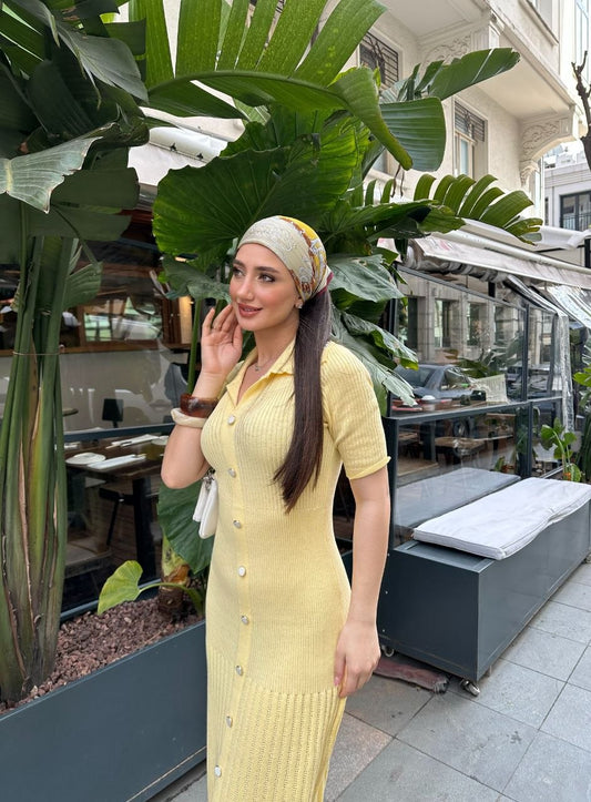 Celeste Pearl Knit Dress