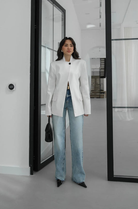 Belinda Mandarin Collar Jacket