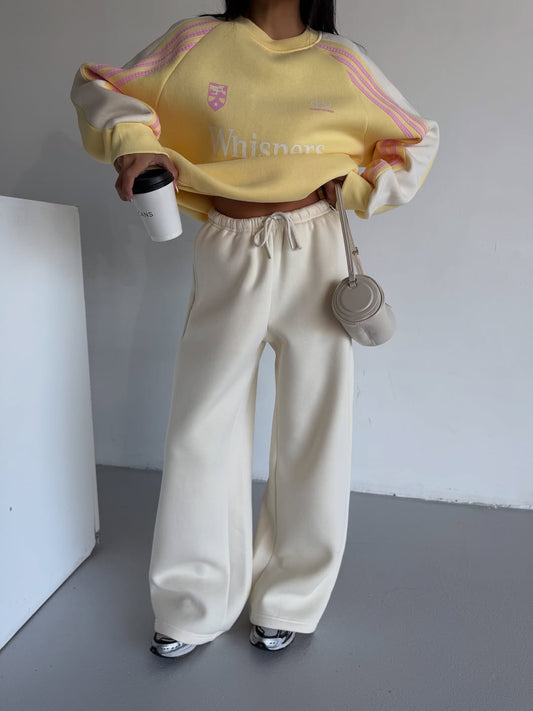 Whispers Yellow Beige Tracksuit