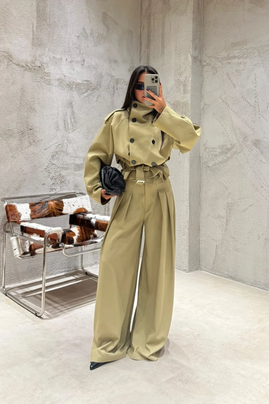 Structured Trench Co-Ord Set