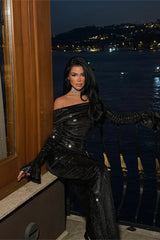 Silver Lelia long dress