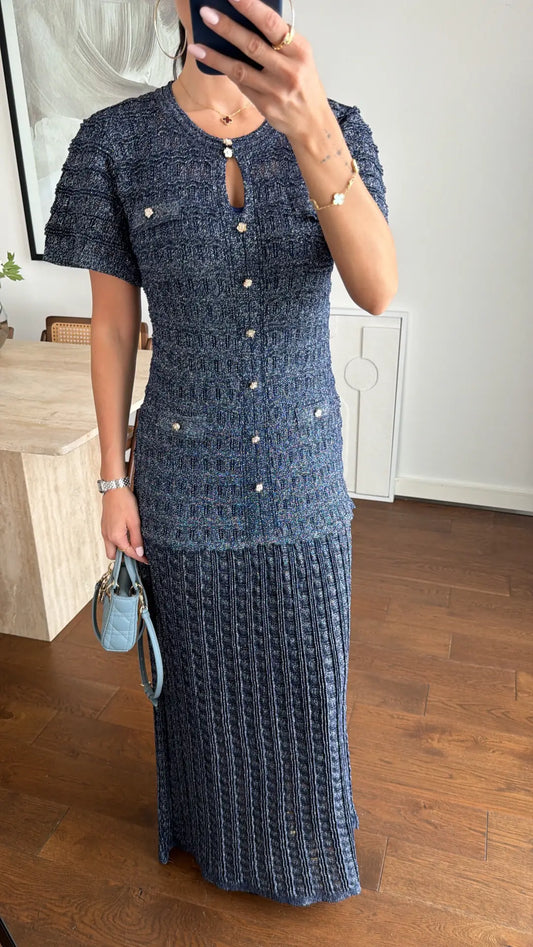 Sandro Knit Maxi Dress