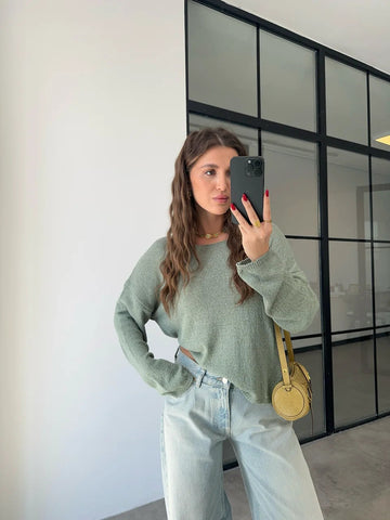 MINT GREEN MERCERIZED T-SHIRT