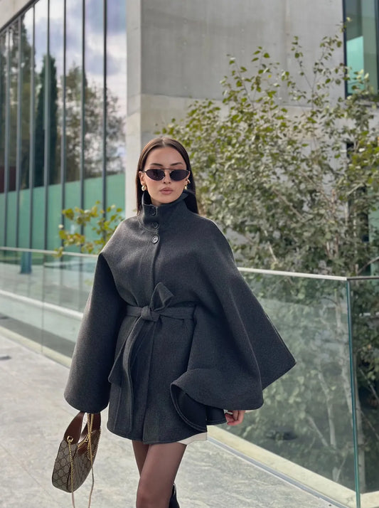 CACHET WITH BELT DETAIL JACKET