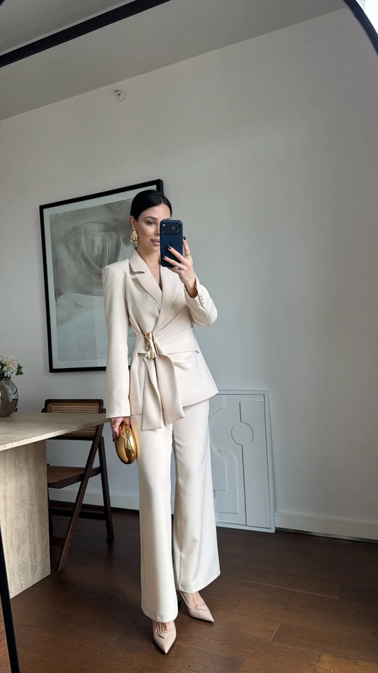 GOLD BUCKLE TWO-PIECE SET