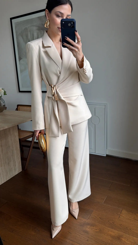 GOLD BUCKLE TWO-PIECE SET