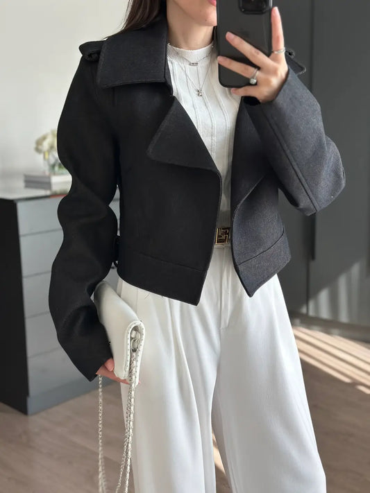 Premium With Epaulettes Piece Stitching Jacket