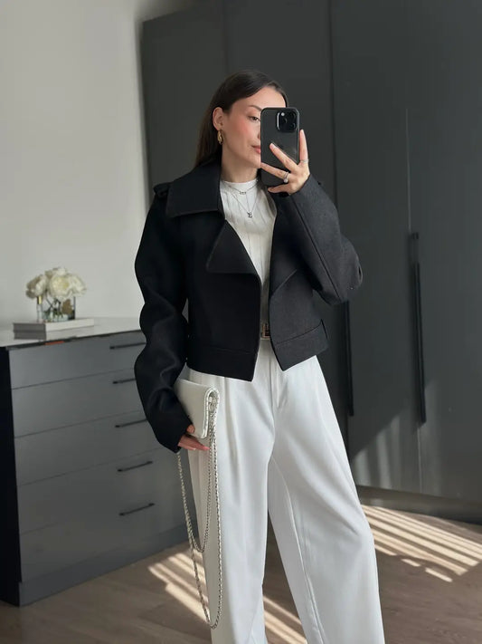 Premium With Epaulettes Piece Stitching Jacket