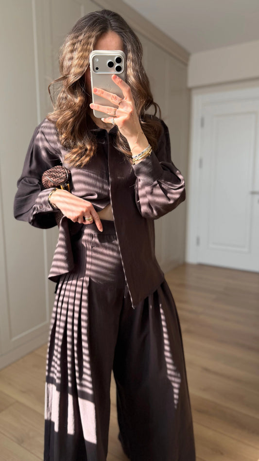 Mocha Breeze Two-Piece Set