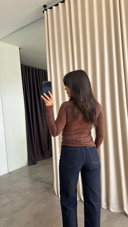 كنزة محبوكة غير متماثلة