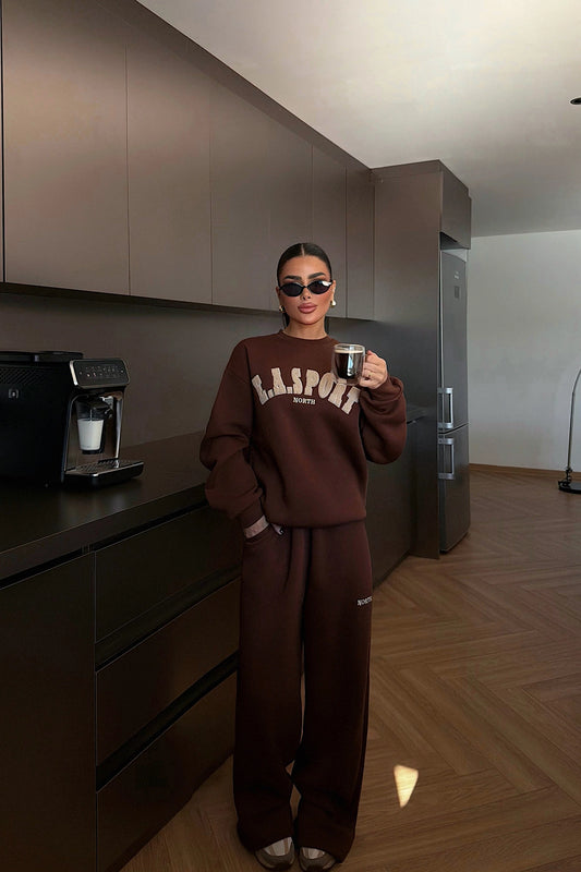 Brown Ea Sport Tracksuit