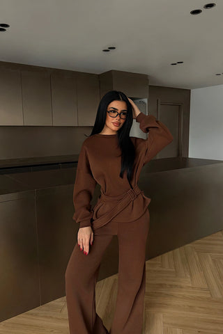Brown Luzzy Tracksuit