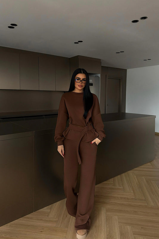 Brown Luzzy Tracksuit