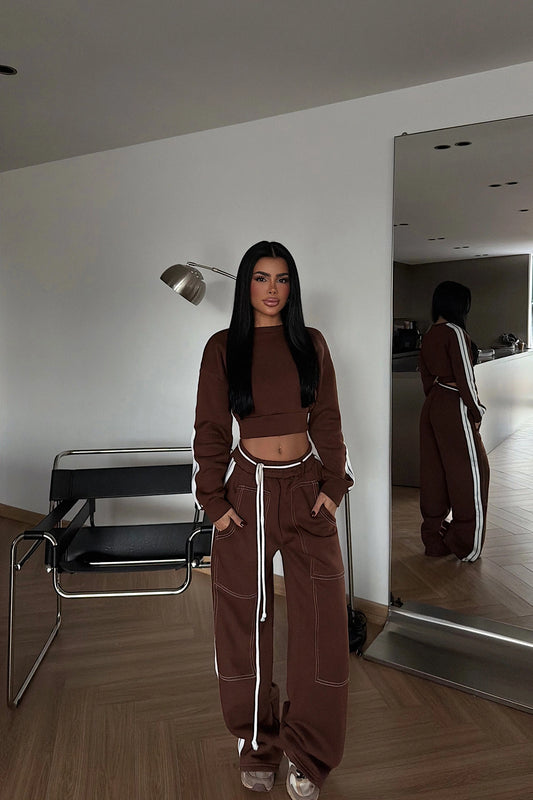 Brown Rinaldi Tracksuit