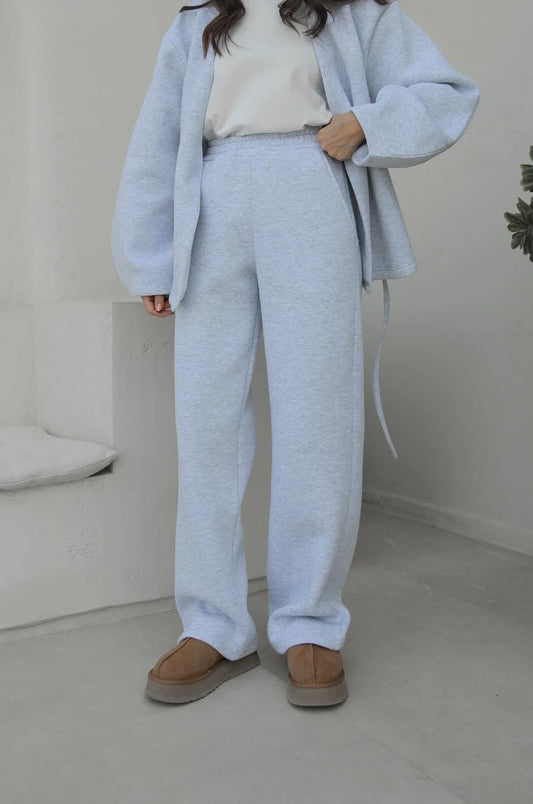 Caramel Double Breasted Tied Tracksuit