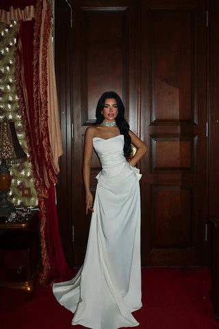 Lilou bow detail evening dress