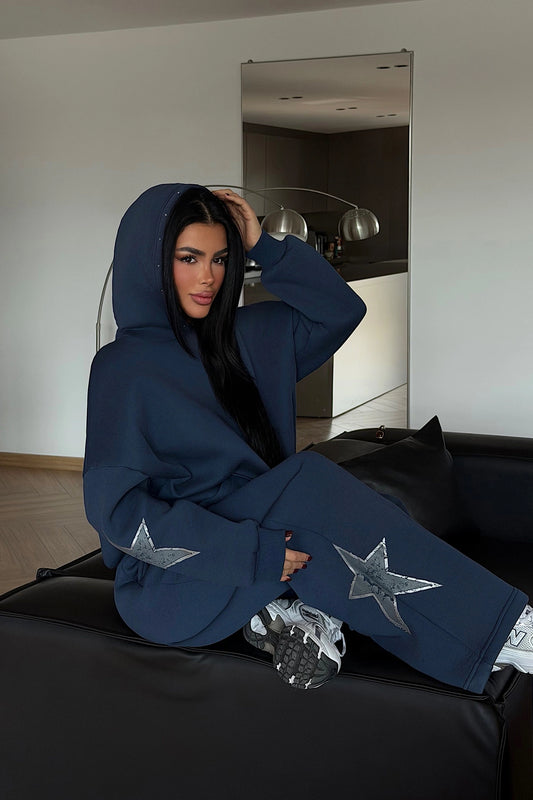 Navy Blue Stars Tracksuit