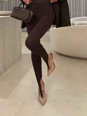 Brown Soft Stretch Leggings