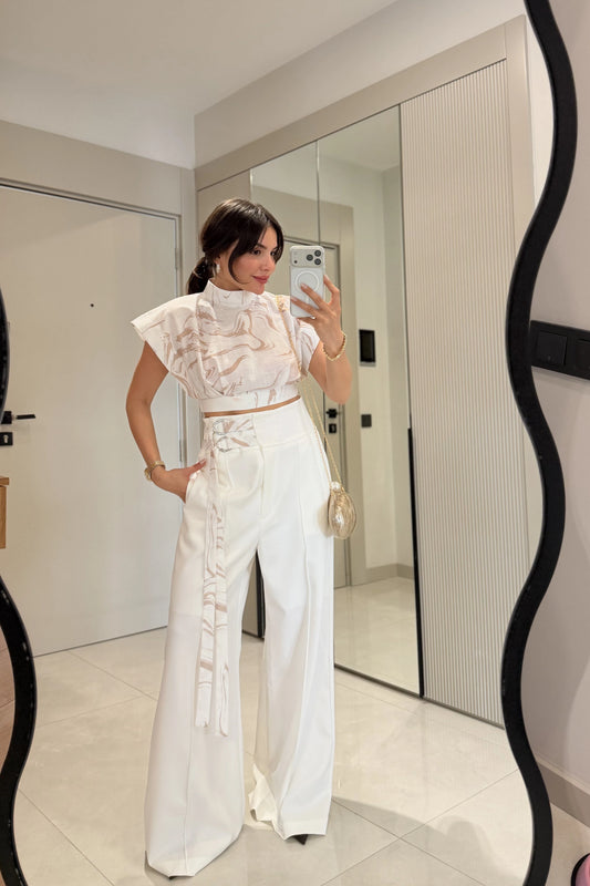 Pearl Veil Two-Piece Set