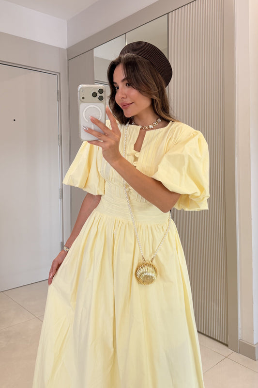Aurora Yellow Maxi Dress