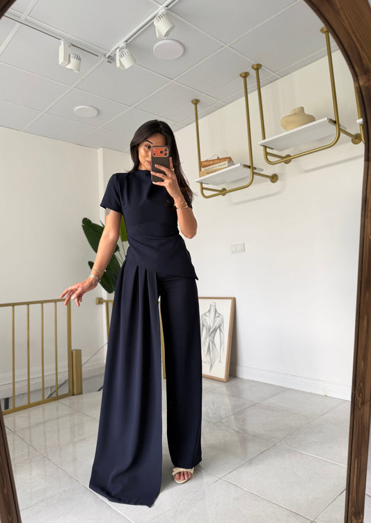 Navy Grace Three-Piece Set