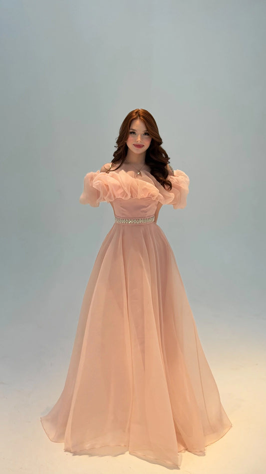 Peri Powder Vibe Evening Dress