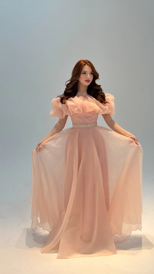 Peri Powder Vibe Evening Dress