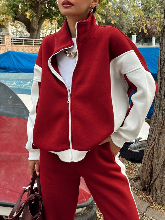 Red and White Tracksuit