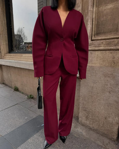 Bordo Waisted Trousers