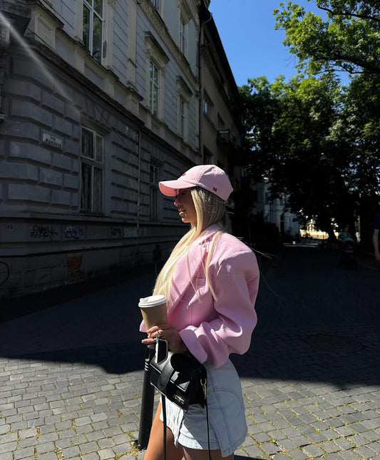 Stylish Cropped With Massive Shoulders Jacket ARVERNA