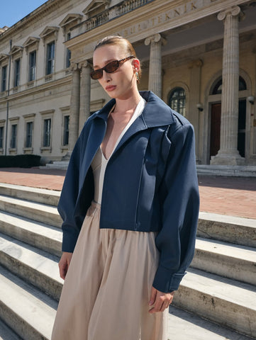 Premium With Epaulettes Piece Stitching Jacket