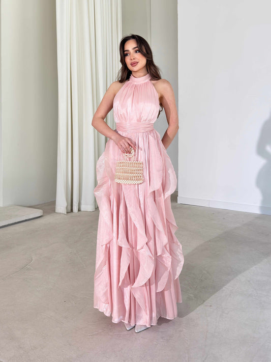 Passion Ruffle Pink Dress