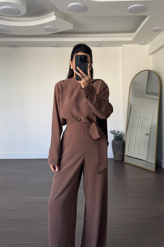 Modest Chic Chocolate Brown Summer Set