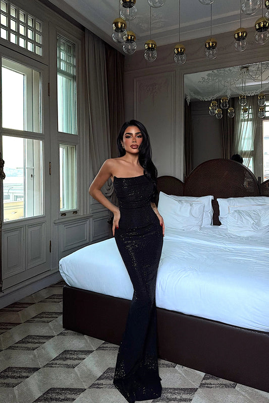 Black Lainie Long Dress