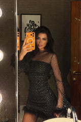 Black Ricci Mini Dress