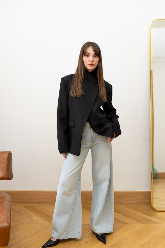 Belinda Mandarin Collar Jacket