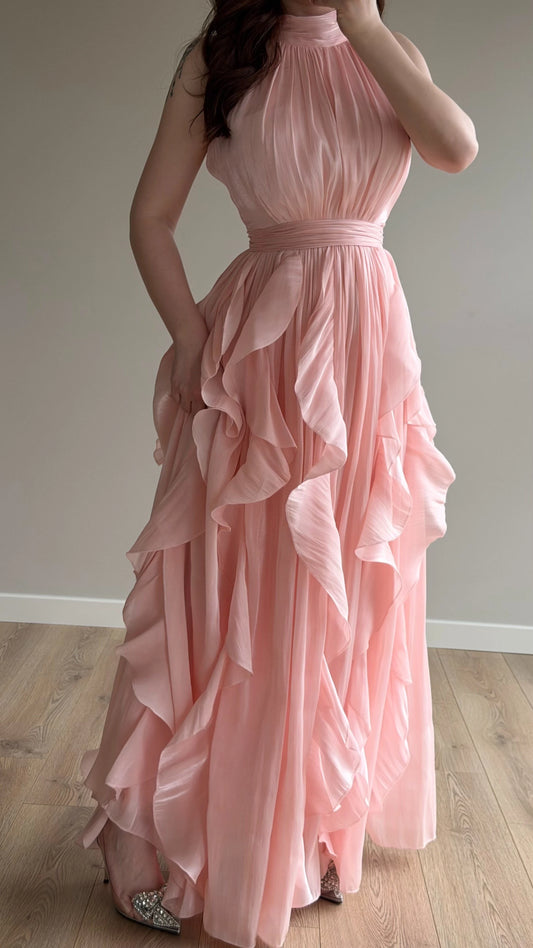 Passion Ruffle Pink Dress