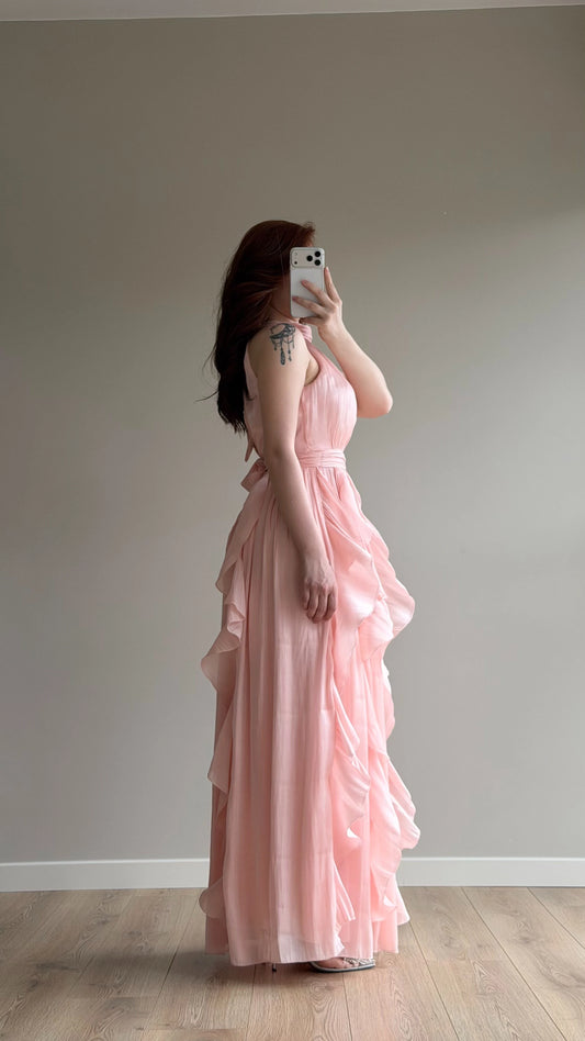 Passion Ruffle Pink Dress