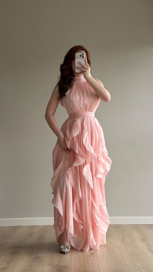 Passion Ruffle Pink Dress