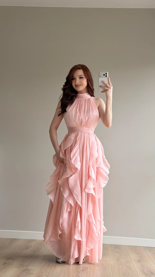 Passion Ruffle Pink Dress