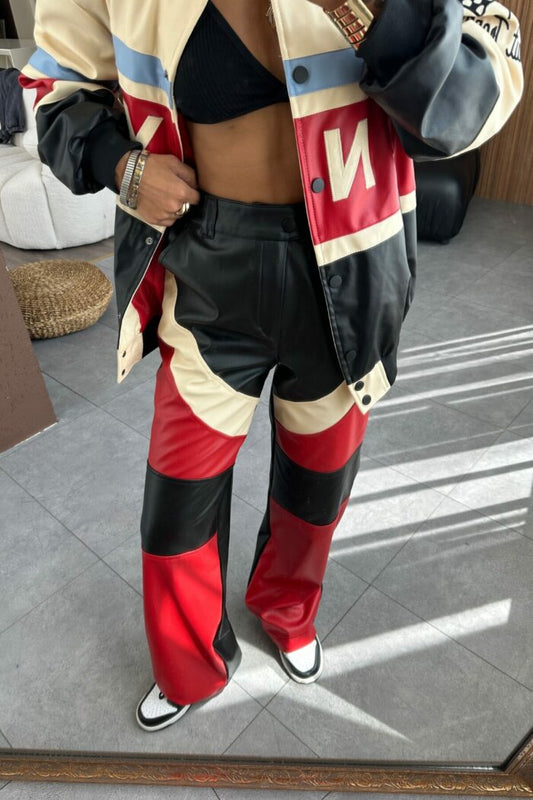 Motorsports Biker Leather Pants