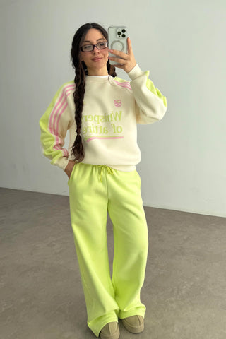 Whispers Green Beige Tracksuit