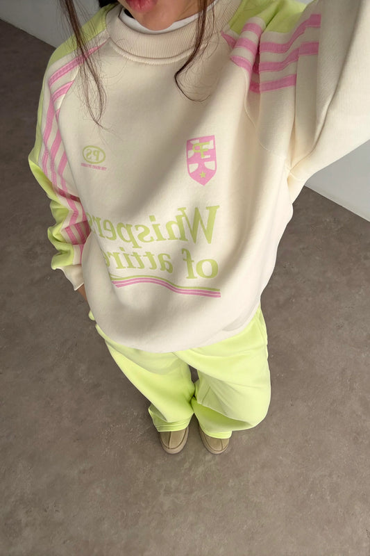 Whispers Green Beige Tracksuit